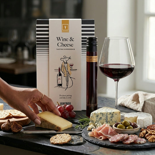 July Box of the Month: Wine & Cheese Tasting Experience
