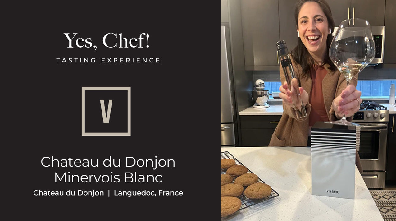 Load video: Chateau du Donjon Minervois Blanc tasting video