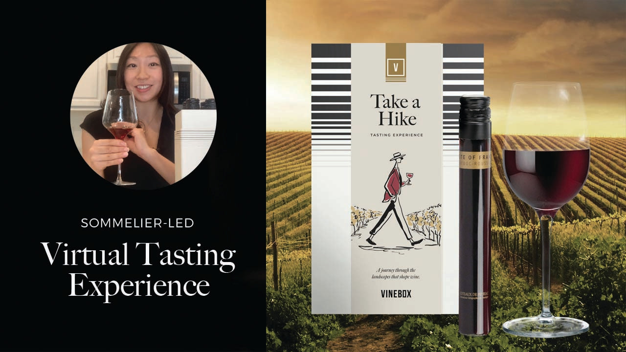 Load video: Virtual Sommelier video for Take A Hike Tasting Experience