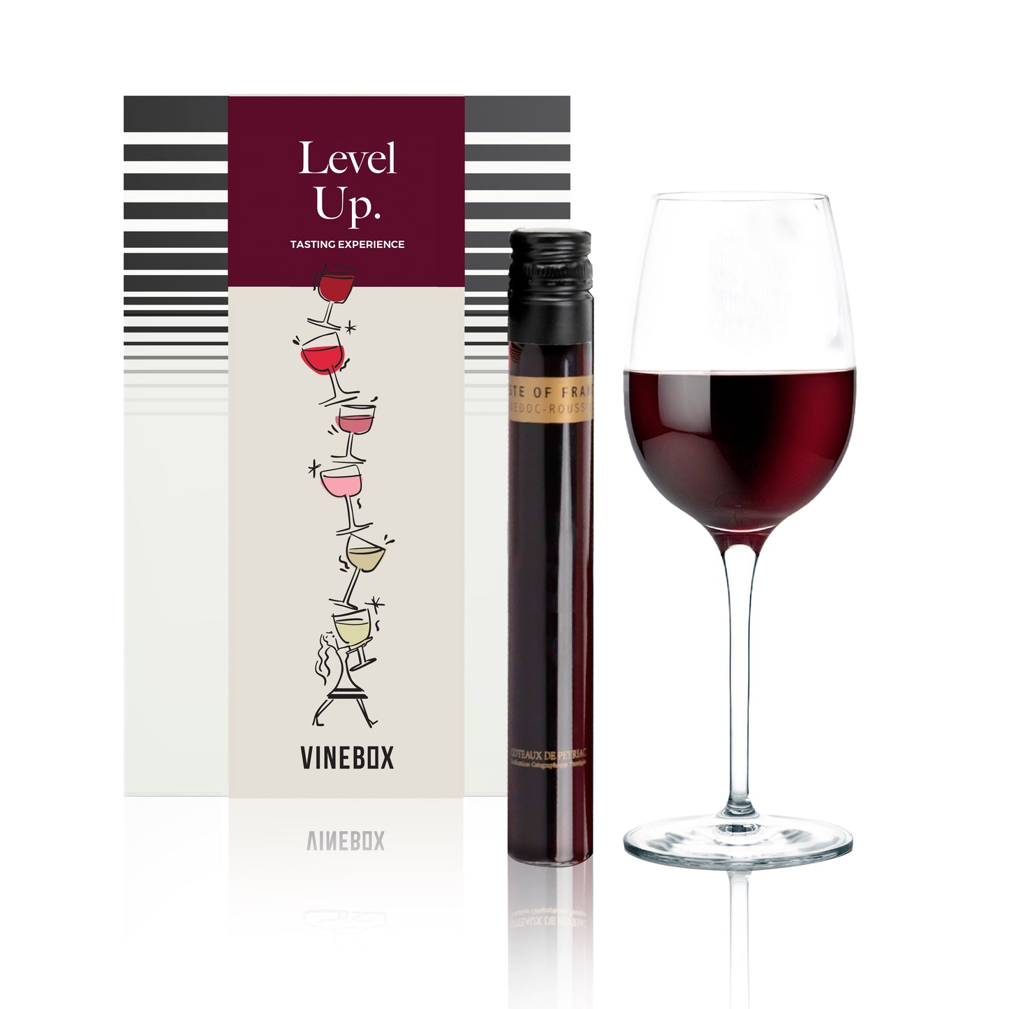 Level Up Wine Tasting Kit-March Tasting Experience