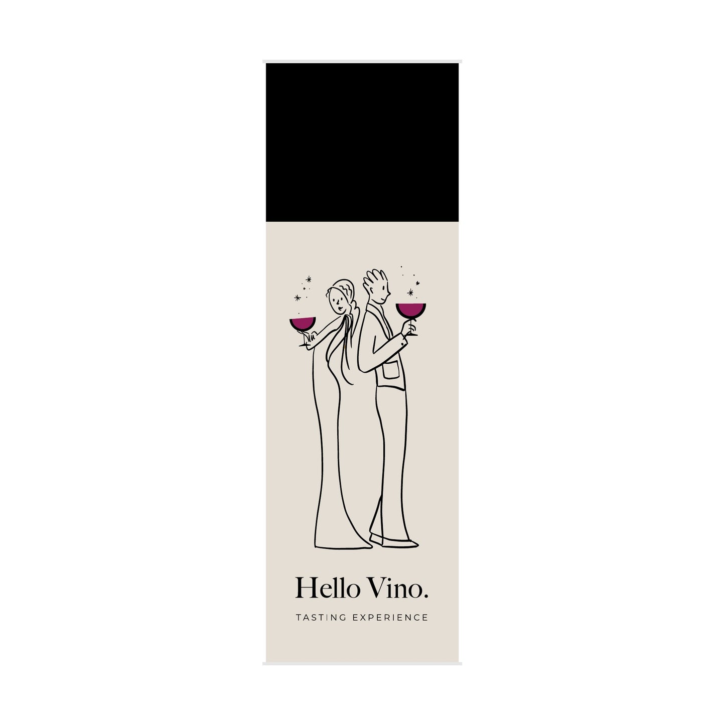 Hello Vino Custom Logo Sleeve