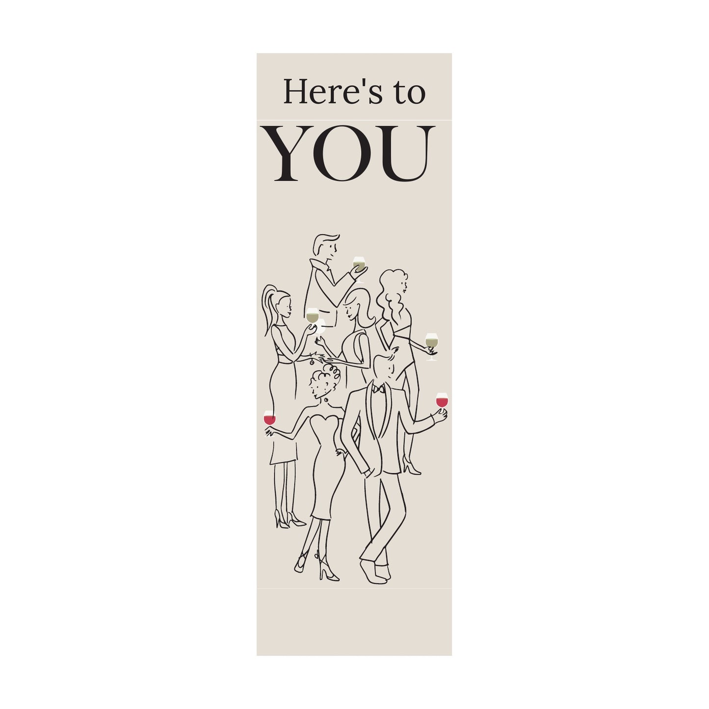 Here's to You Custom Logo Sleeve