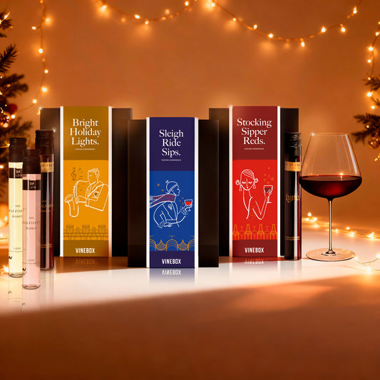 Bright Holiday Lights, Sleigh Ride Sips, Stocking Sipper Reds