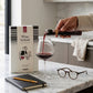 Vinebox Wine School monthly wine box with six 100ml wine tubes and tasting mat